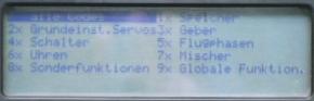Menu de base